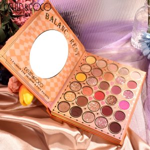KEVIN&COCO 72-colors Retro Hot Girl Eyeshadow Palette (12-Units)-2